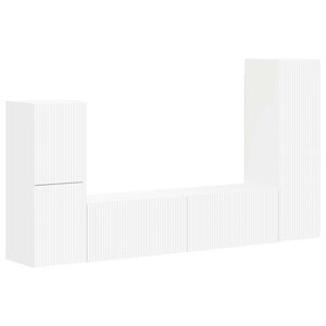 vidaXL &Sigma;&epsilon;&tau; &epsilon;&pi;ί&pi;&lambda;&omicron;&upsilon; &tau;&eta;&lambda;&epsilon;ό&rho;&alpha;&sigma;&eta;&sigmaf; &Epsilon;&pi;&iota;&tau;&omicron;ί&chi;&iota;&omicron; 4 pcs &Lambda;&epsilon;&upsilon;&kappa;ό &Epsilon;&pi;&epsilon;&xi;&epsilon;&rho;&gamma;&alpha;&sigma;&mu;έ&nu;&omicron; &xi;ύ&lambda;&omicron;