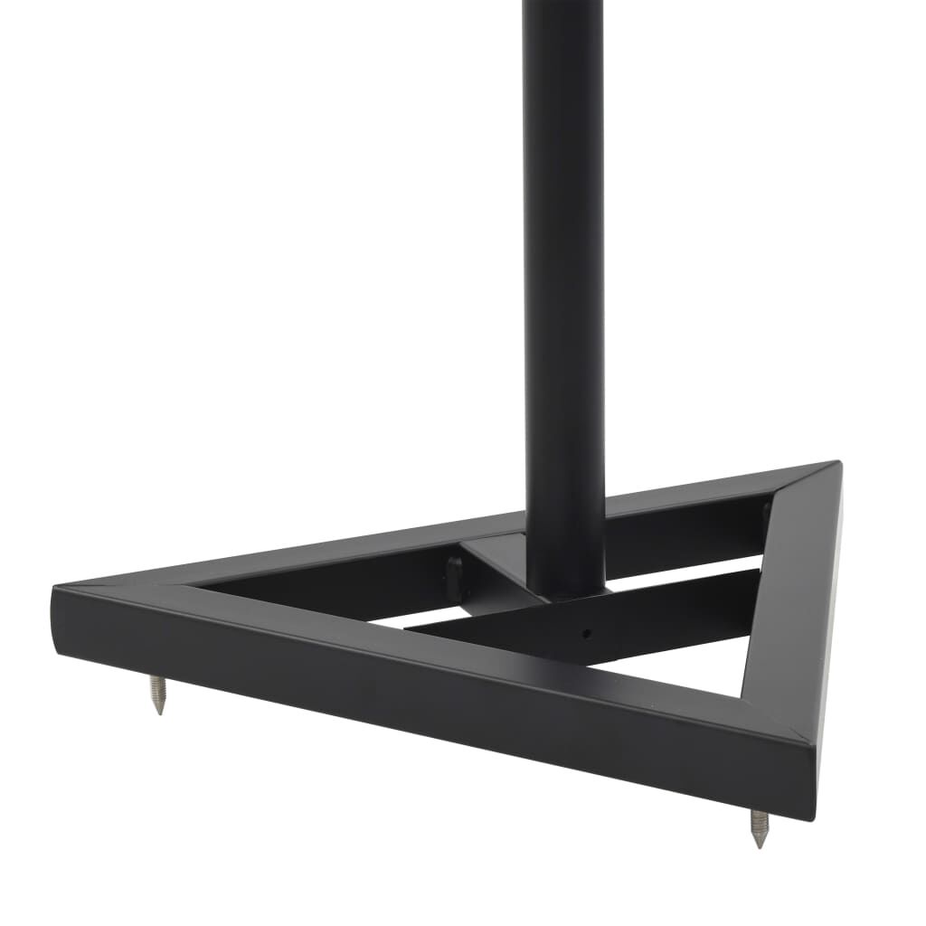 vidaXL Βάσεις Ηχείων Studio Monitor 2 τεμ. Μαύρες από Ατσάλι