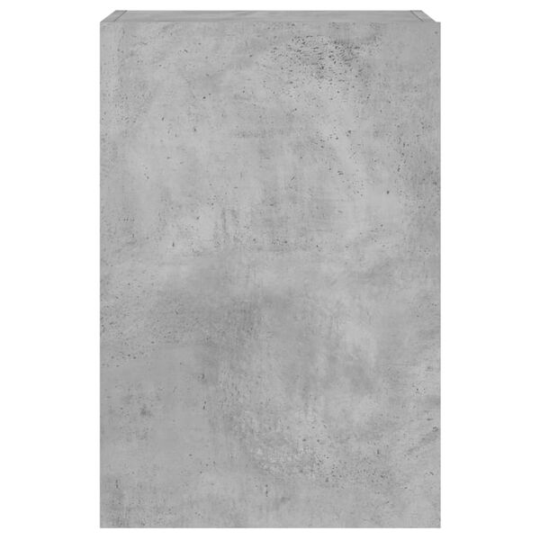 vidaXL Έπιπλο Τοίχου Τηλεόρασης Γκρι Σκυρ. 40,5x30x60 εκ. Επεξ. Ξύλο