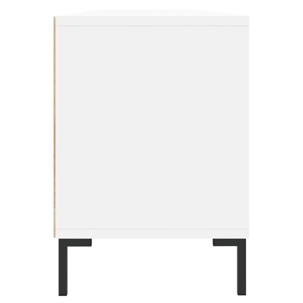 vidaXL Έπιπλο Τηλεόρασης Λευκό 150x30x44,5 εκ. Επεξεργασμένο Ξύλο