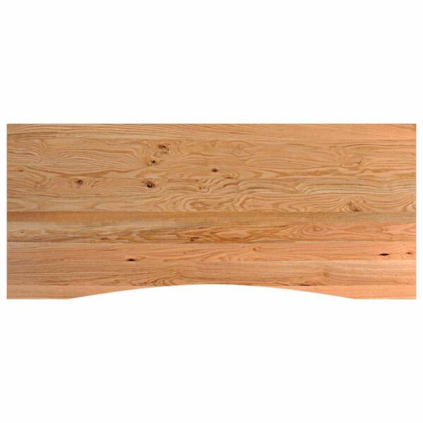 vidaXL Πάγκος Εργασίας Ανοιχτό Καφέ 140x60x81,5 cm Μασίφ Ξύλο Δρυς
