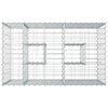 vidaXL &Alpha;&nu;&alpha;&sigma;&eta;&kappa;&omega;&mu;έ&nu;&omicron; &kappa;&rho;&epsilon;&beta;ά&tau;&iota; gabion &Alpha;&sigma;&eta;&mu;ί 100 x 60 x 55 &epsilon;&kappa;