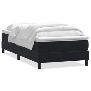 vidaXL &Kappa;&rho;&epsilon;&beta;ά&tau;&iota; Boxspring &mu;&epsilon; &Sigma;&tau;&rho;ώ&mu;&alpha; &Mu;&alpha;ύ&rho;&omicron; 80x220 &epsilon;&kappa;. &Beta;&epsilon;&lambda;&omicron;ύ&delta;&iota;&nu;&omicron;