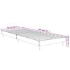 vidaXL Πλαίσιο Κρεβατιού Γκρι Sonoma 75x190 εκ. Επεξεργασμένο Ξύλο