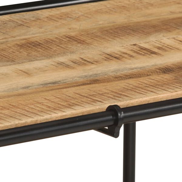 vidaXL Έπιπλο Τηλεόρασης 100x42x40 εκ. Μασίφ Ακατέργ. Ξύλο Μάνγκο