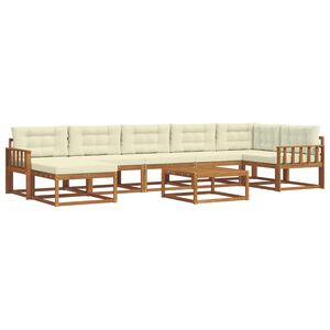 vidaXL &Sigma;&epsilon;&iota;&rho;ά &Kappa;&alpha;&nu;&alpha;&pi;έ &Epsilon;&xi;&omega;&tau;&epsilon;&rho;&iota;&kappa;&omicron;ύ &mu;&epsilon; &mu;&alpha;&xi;&iota;&lambda;ά&rho;&iota; 8 pcs &Phi;&upsilon;&sigma;&iota;&kappa;ό &kappa;&alpha;&iota; &Kappa;&rho;έ&mu;&alpha;