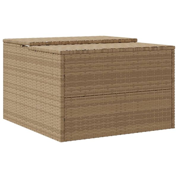 vidaXL Σκέπαστρο για Χλοοκοπτ. Ρομπότ Μπεζ 86x90x52/57 εκ. Συνθ. Ρατάν