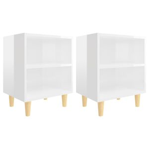vidaXL &Kappa;&omicron;&mu;&omicron;&delta;ί&nu;&alpha; 2 &tau;&epsilon;&mu;. &Gamma;&upsilon;&alpha;&lambda;&iota;&sigma;&tau;. &Lambda;&epsilon;&upsilon;&kappa;ό 40x30x50 &epsilon;&kappa;. &Mu;&alpha;&sigma;ί&phi; &Xi;ύ&lambda;&iota;&nu;&alpha; &Pi;ό&delta;&iota;&alpha;