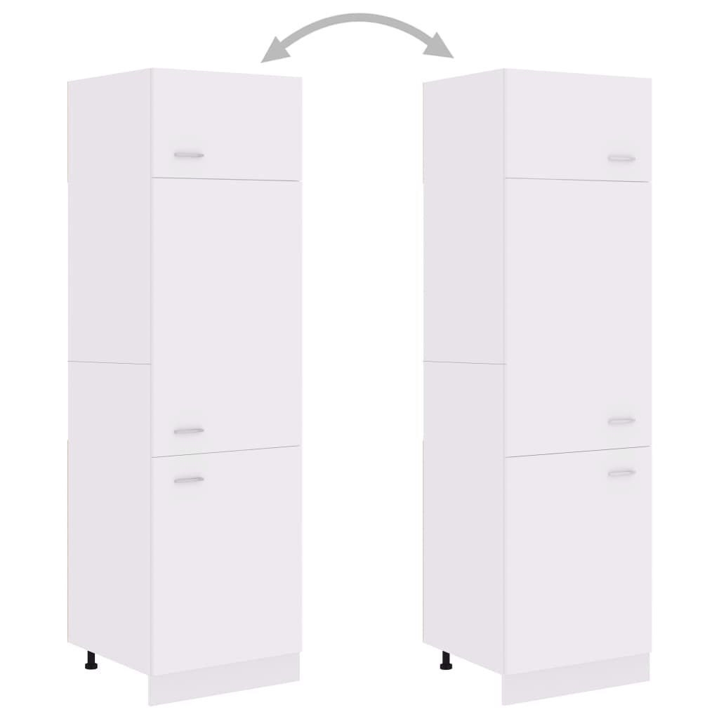 vidaXL Ντουλάπι Ψυγείου Lyon Λευκό 60x57x207 εκ. από Επεξ. Ξύλο