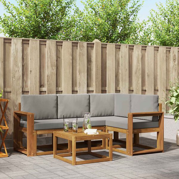 vidaXL &Sigma;&epsilon;&iota;&rho;ά &Kappa;&alpha;&nu;&alpha;&pi;έ &Epsilon;&xi;&omega;&tau;&epsilon;&rho;&iota;&kappa;&omicron;ύ 5 pcs &Phi;&upsilon;&sigma;&iota;&kappa;ό &kappa;&alpha;&iota; &Alpha;&nu;&omicron;&iota;&chi;&tau;ό &Gamma;&kappa;&rho;&iota;