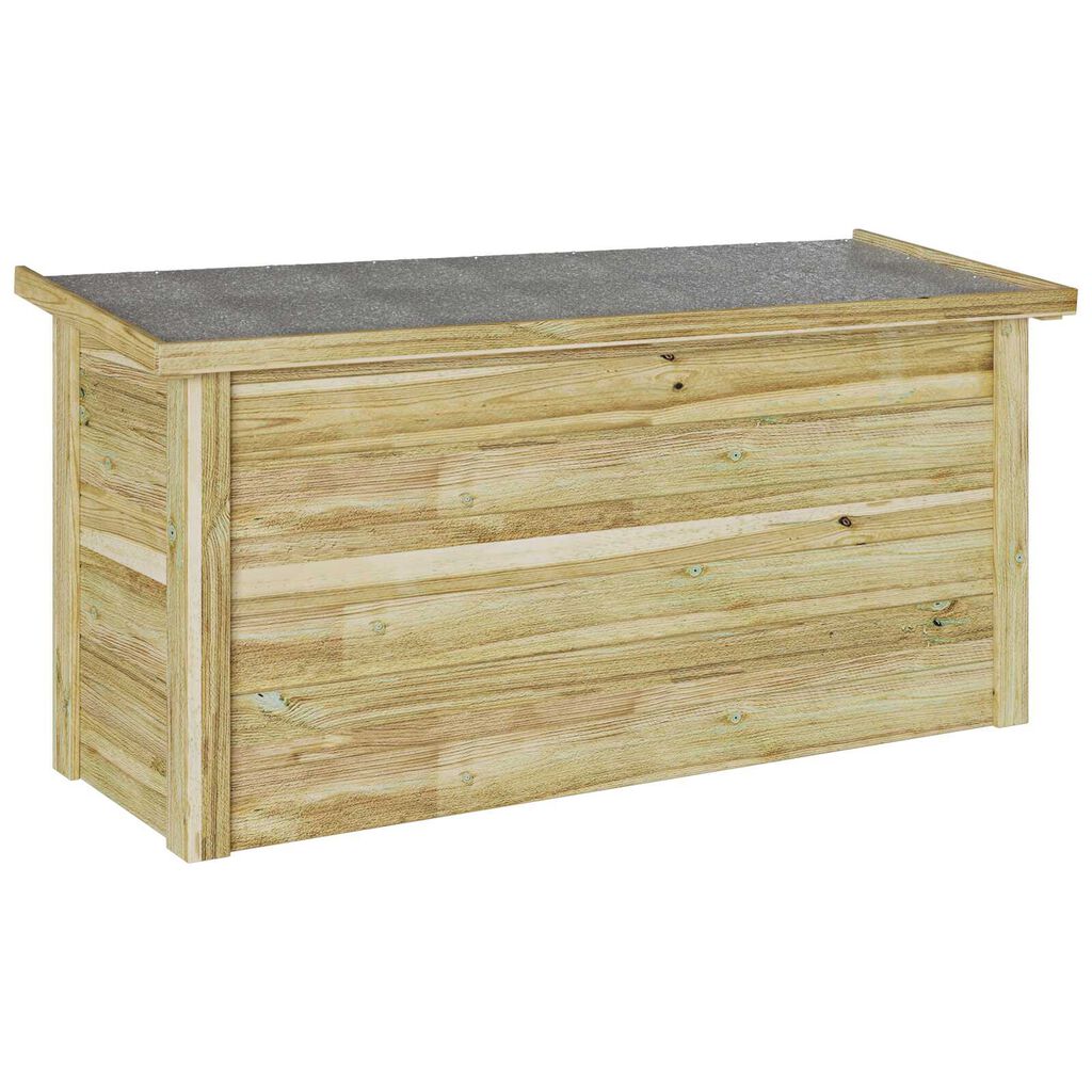 vidaXL Κουτί Αποθήκευσης 44x119x57 εκ., Ενισχυμένο Ξύλο Πεύκου
