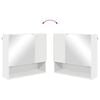 vidaXL Ντουλάπα Καθρέφτη Λευκό 59 x 17 x 55 cm Επεξεργασμένο ξύλο