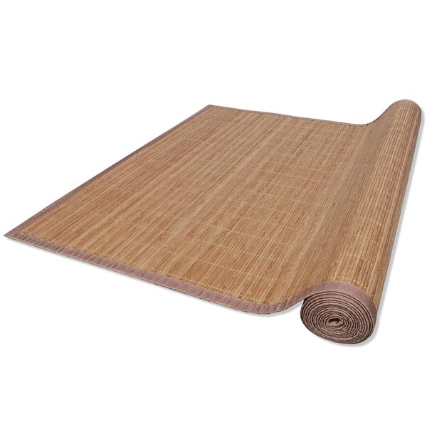vidaXL Χαλί Καφέ 160 x 230 εκ. από Μπαμπού