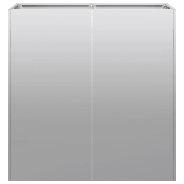 vidaXL Ζαρντινιέρα 80x40x80 εκ. από Γαλβανισμένο Ατσάλι