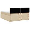 vidaXL &Kappa;&rho;&epsilon;&beta;ά&tau;&iota; Boxspring &mu;&epsilon; &Sigma;&tau;&rho;ώ&mu;&alpha; &Kappa;&rho;&epsilon;&mu; 180x200 &epsilon;&kappa;. &Upsilon;&phi;&alpha;&sigma;&mu;ά&tau;&iota;&nu;&omicron;