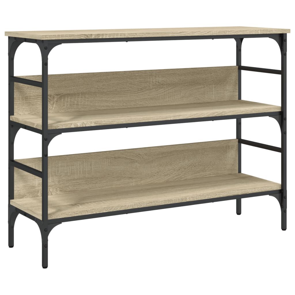 vidaXL Τραπέζι Κονσόλα Sonoma Δρυς 100x32x75 εκ. Επεξεργασμένο Ξύλο