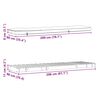 vidaXL Καναπές Κρεβάτι Futon με Στρώμα 90x206x11 εκ. Μασίφ Ξύλο Πεύκου