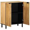 vidaXL Sideboard καφέ 60x33x75 cm μασίφ ξύλο Mango