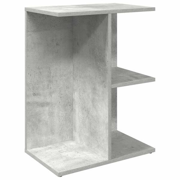 vidaXL Κομοδίνο Γκρι Σκυρ. 46,5x29x61 εκ. από Επεξεργασμένο Ξύλο