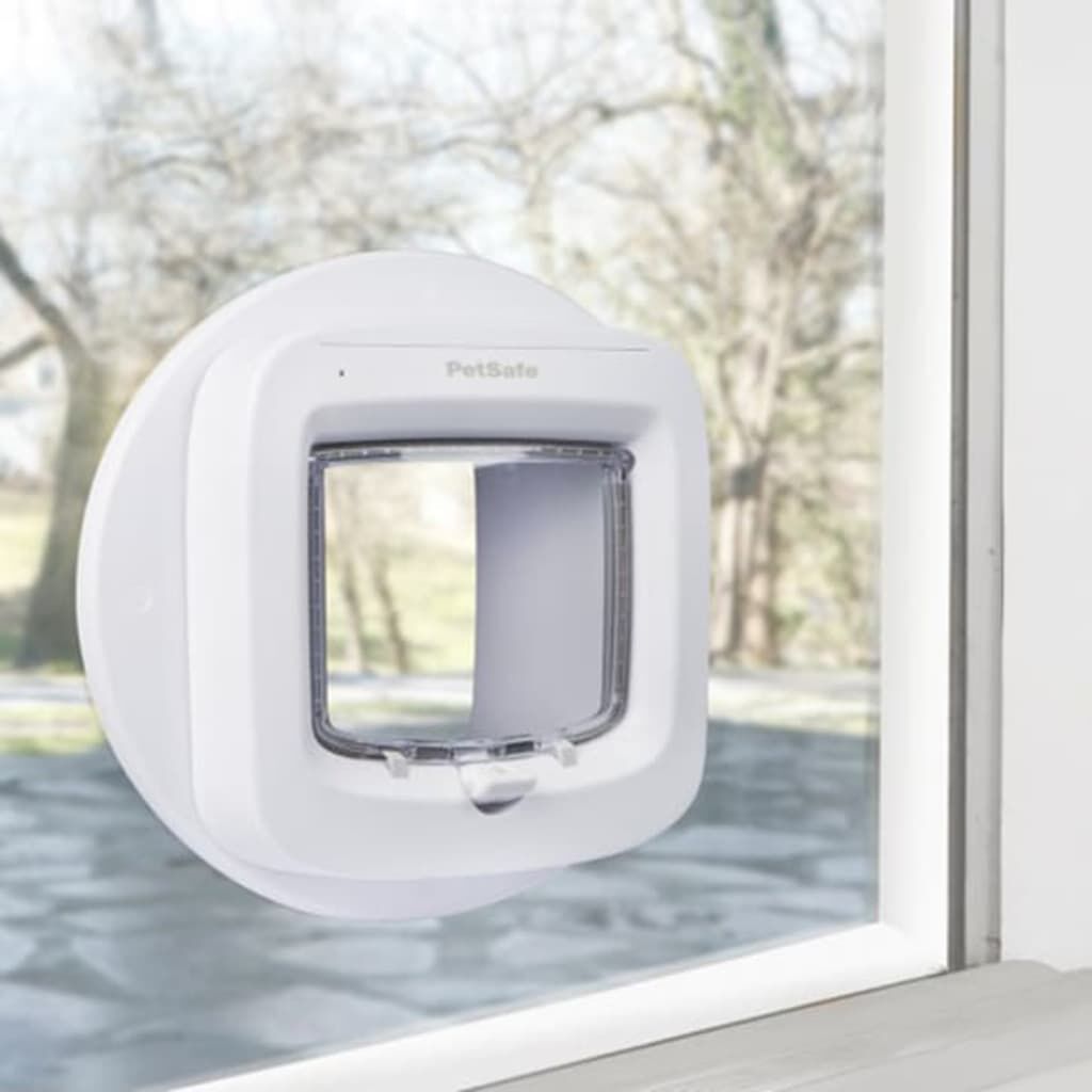 PetSafe Πορτάκι Γάτας με Μικροτσίπ Λευκό PPA19-16145