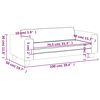vidaXL Καναπές Παιδικός με Υποπόδιο Αν. Γκρι 100x50x30 εκ. Βελούδινος