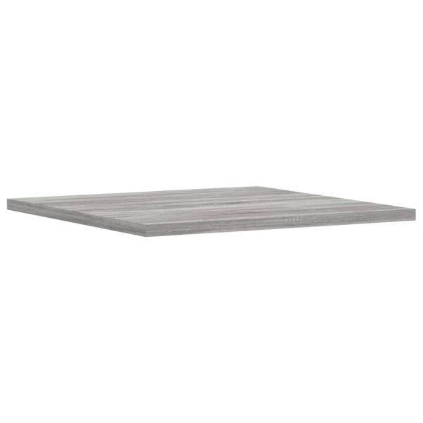 vidaXL Ράφια Τοίχου 4 τεμ. Γκρι Sonoma 40x40x1,5 εκ. Επεξεργ. Ξύλο