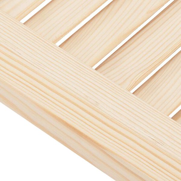 vidaXL Πορτάκια με Περσίδες 4 Τεμ. 69x29,5 εκ. από Μασίφ Ξύλο Πεύκου