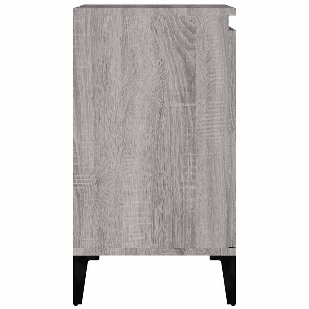 vidaXL Ντουλάπι Νιπτήρα Grey Sonoma 58 x 33 x 60 εκ. Επεξεργ. Ξύλο