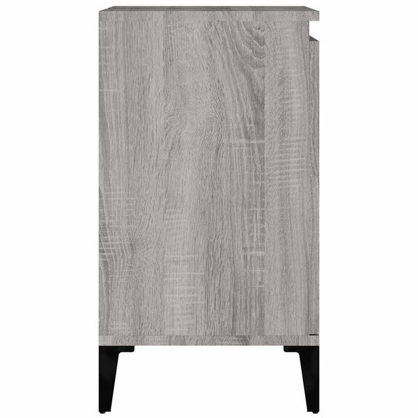 vidaXL Ντουλάπι Νιπτήρα Grey Sonoma 58 x 33 x 60 εκ. Επεξεργ. Ξύλο