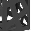 vidaXL Σχέδιο & βάση αποθήκευσης Μαύρο 15.5 x 15.5 x 49 εκ Μέταλλο