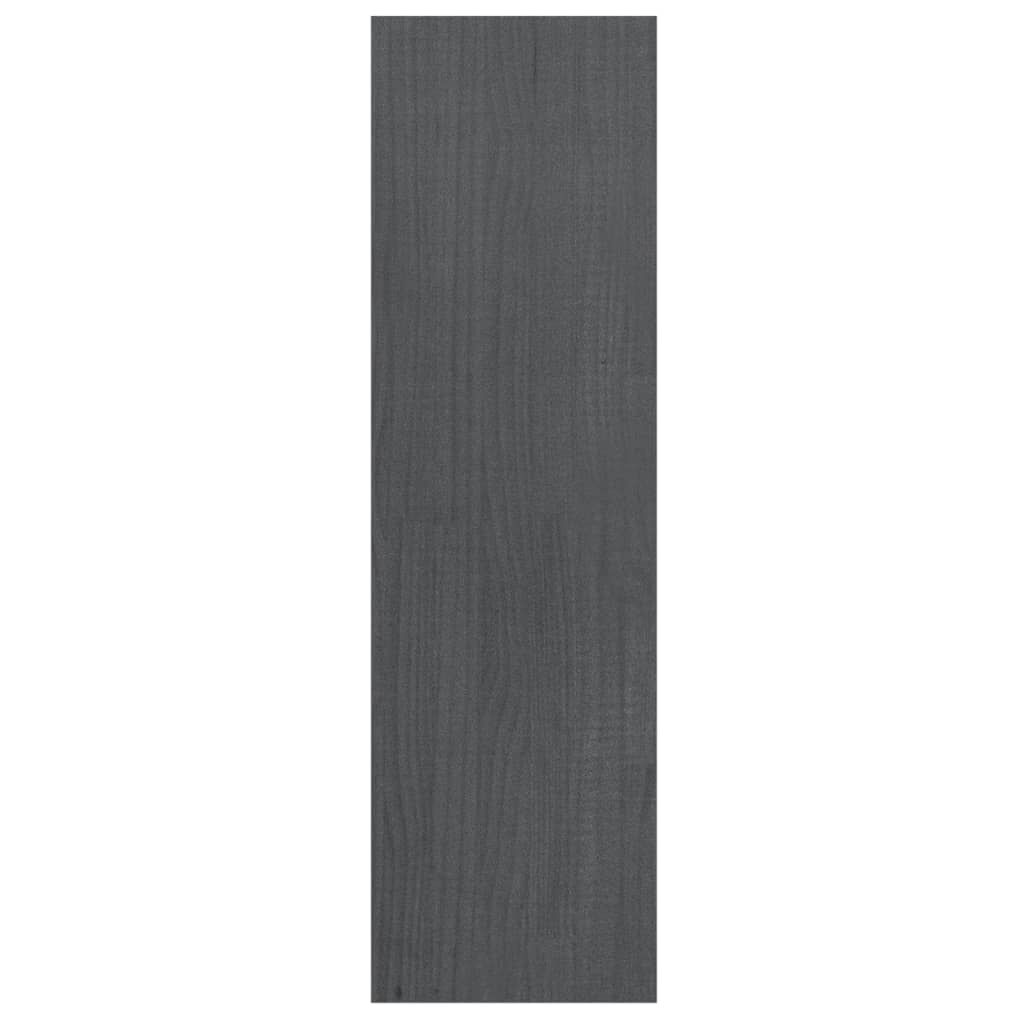 vidaXL Βιβλιοθήκη/Διαχωριστικό Χώρου Γκρι 40x30x103,5 εκ. Ξύλο Πεύκου