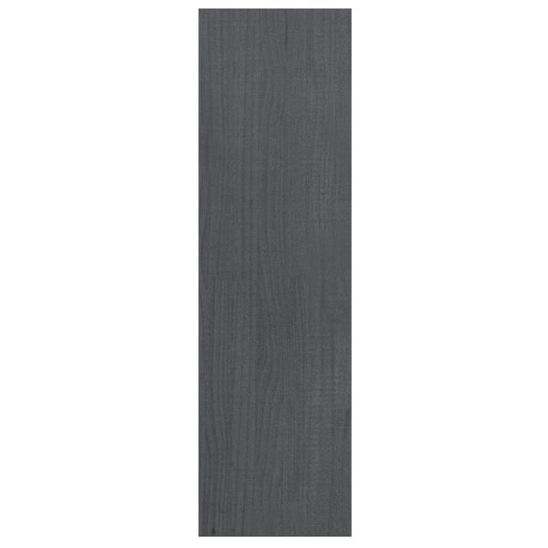 vidaXL Βιβλιοθήκη/Διαχωριστικό Χώρου Γκρι 40x30x103,5 εκ. Ξύλο Πεύκου