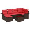 vidaXL &Sigma;&epsilon;&tau; &Kappa;&alpha;&nu;&alpha;&pi;έ &Kappa;ή&pi;&omicron;&upsilon; &mu;&epsilon; &alpha;&pi;&omicron;&theta;ή&kappa;&epsilon;&upsilon;&sigma;&eta; 7 pcs &Kappa;&alpha;&phi;έ &sigma;&upsilon;&nu;&theta;&epsilon;&tau;&iota;&kappa;ό &rho;&alpha;&tau;ά&nu;