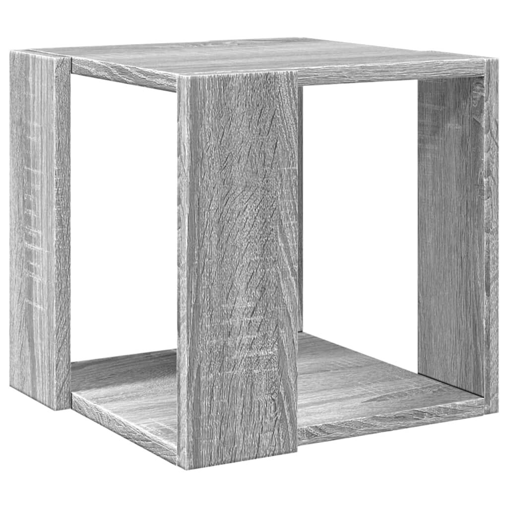 vidaXL Τραπεζάκι Σαλονιού Γκρι Sonoma 32x32x30 εκ. Επεξεργασμένο Ξύλο