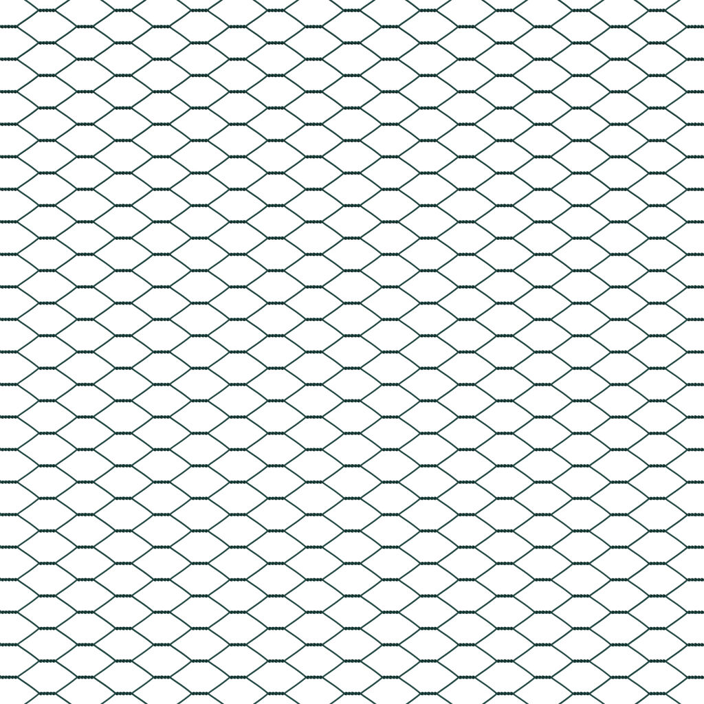 Φράκτης Hexagon vidaXL Πράσινος 1.6x50 μ Ατσάλι