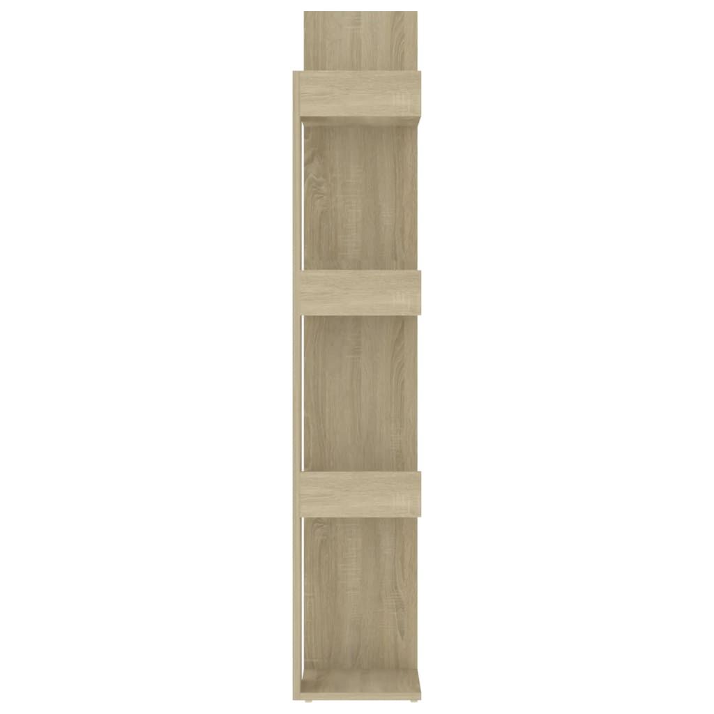 vidaXL Βιβλιοθήκη Sonoma Δρυς 86 x 25,5 x 140 εκ. από Επεξ. Ξύλο
