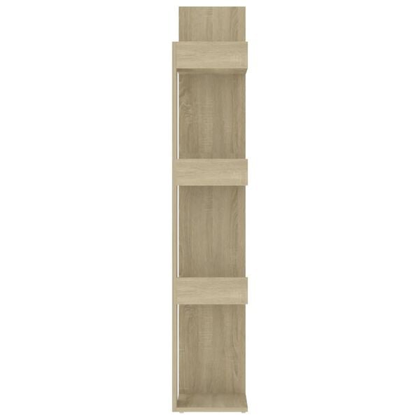 vidaXL Βιβλιοθήκη Sonoma Δρυς 86 x 25,5 x 140 εκ. από Επεξ. Ξύλο