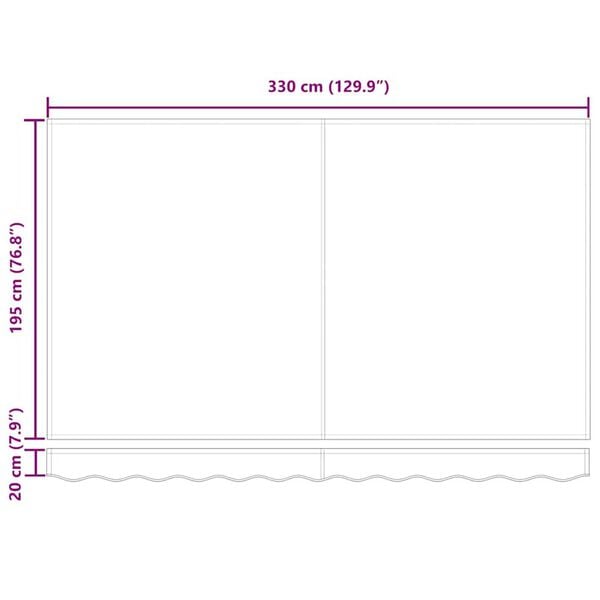 vidaXL Σκηνίτσα Αναδιπλούμενη Γκρι και Λευκό 350 x 200 cm