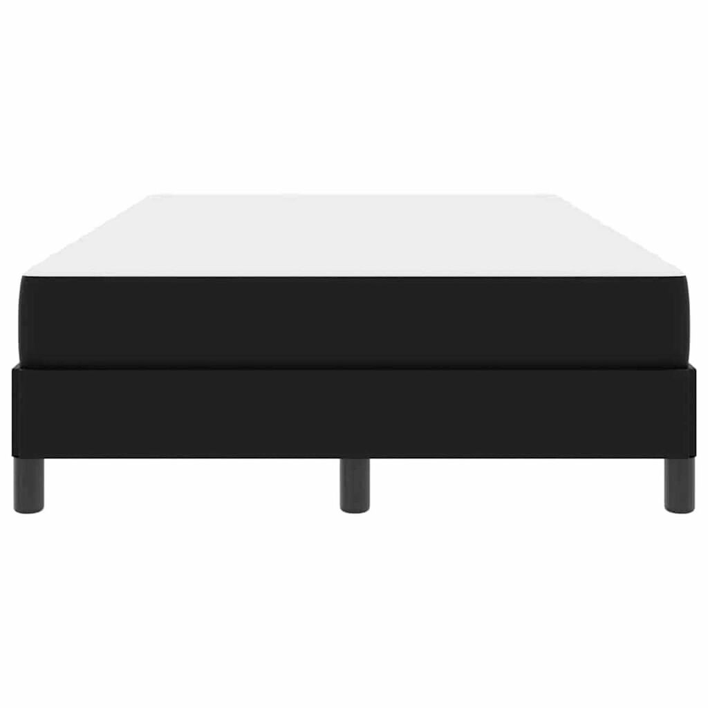 vidaXL Κρεβάτι Άλλο Μαύρο 120 x 190 cm Τεχνητό δέρμα