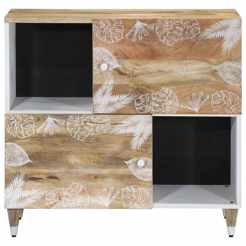 vidaXL Sideboard 80x33,5x75 cm μασίφ ξύλο Mango