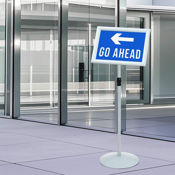 vidaXL &Pi;ό&delta;&iota; &alpha;&phi;ί&sigma;&alpha;&sigmaf; &Alpha;&sigma;&eta;&mu;ί 33 x 33 x 126 &epsilon;&kappa; PVC &kappa;&alpha;&iota; &Alpha;&tau;&sigma;ά&lambda;&iota;