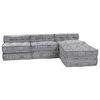 vidaXL Μαξιλάρι 4 pcs Ανοιχτό γκρι 70 x 70 x 54 εκ Πολυεστέρας