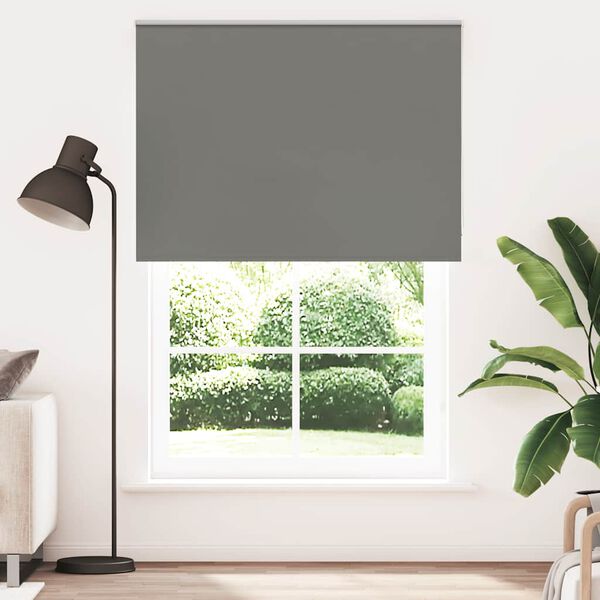 vidaXL Roller Blind Blackout &gamma;&kappa;&rho;ί 160x230 cm &Pi;&lambda;ά&tau;&omicron;&sigmaf; &upsilon;&phi;ά&sigma;&mu;&alpha;&tau;&omicron;&sigmaf; 156,6cm