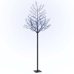 vidaXL Χριστουγεννιάτικο Δέντρο Κερασιά 600 LED Μπλε Φως 300 εκ.