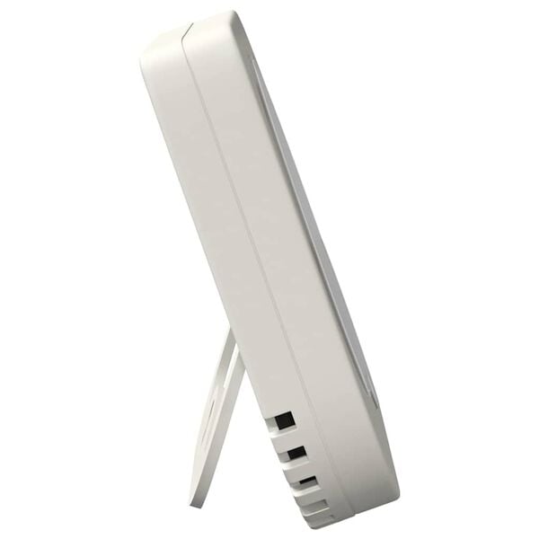 vidaXL Θερμουγρόμετρο Λευκό 7,5 x 7,5 x 1,2 εκ. ABS
