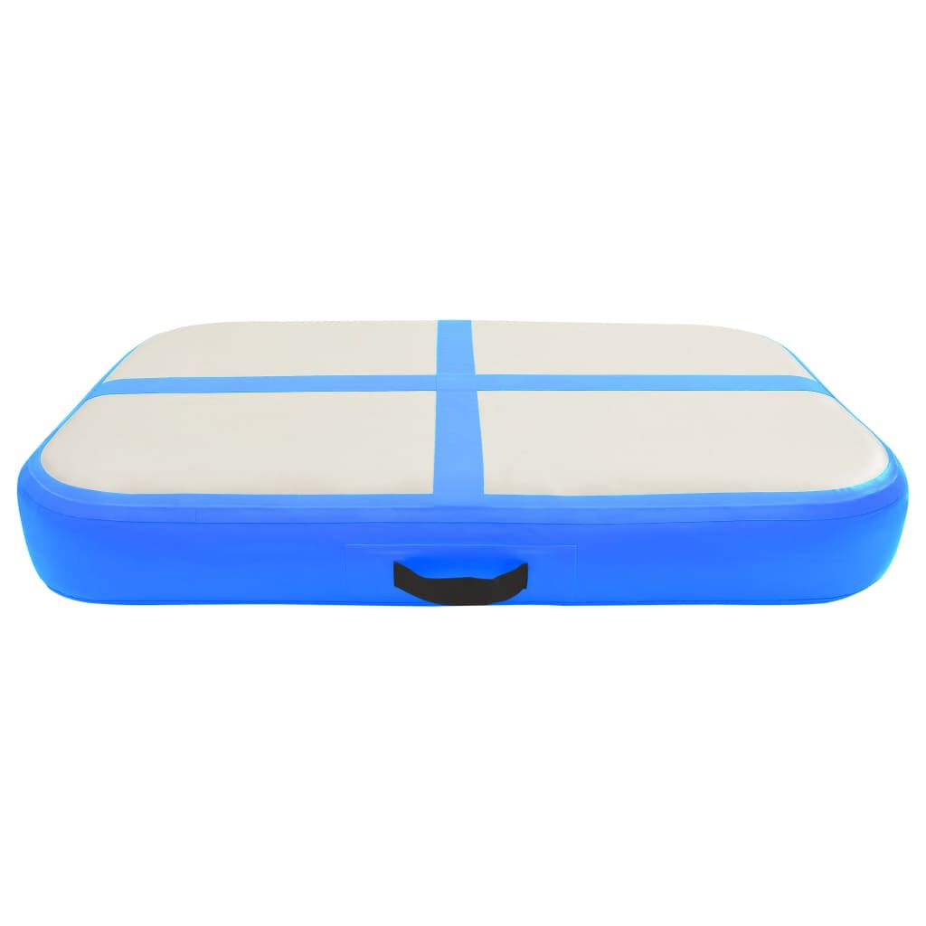 vidaXL Στρώμα Ενόργανης Φουσκωτό Μπλε 60 x 100 x 20 εκ. PVC με Τρόμπα