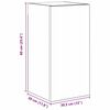 vidaXL Σετ επίπλου τηλεόρασης 6 pcs Μαύρη δρυς 100 x 30 x 30 cm