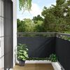 vidaXL Διαχωριστικό Βεράντας Ανθρακί 75 x 500 εκ. από Ύφασμα Oxford