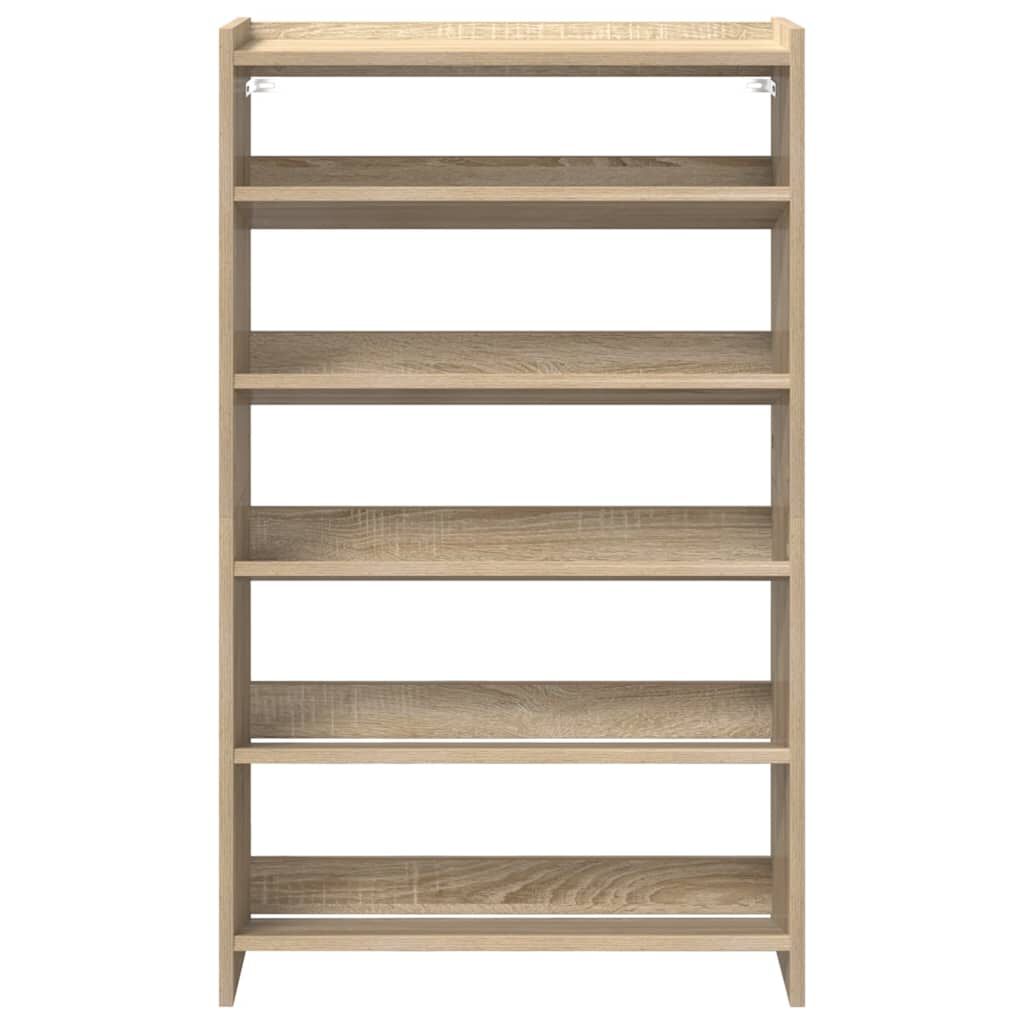 vidaXL Παπουτσοθήκη sonoma Δρυς 60x25x100 εκ. Επεξεργασμένο Ξύλο