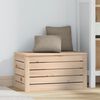 vidaXL Κουτί Αποθήκευσης 59,5 x 36,5 x 33 εκ. από Μασίφ Ξύλο Πεύκου
